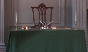 George Washingtons seat at the Federal Convention