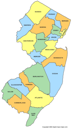 map of nj