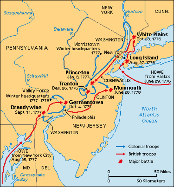 revolutionary war battles