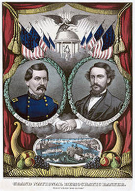 McClellan Pendleton Democratic presidential party ticket 1864