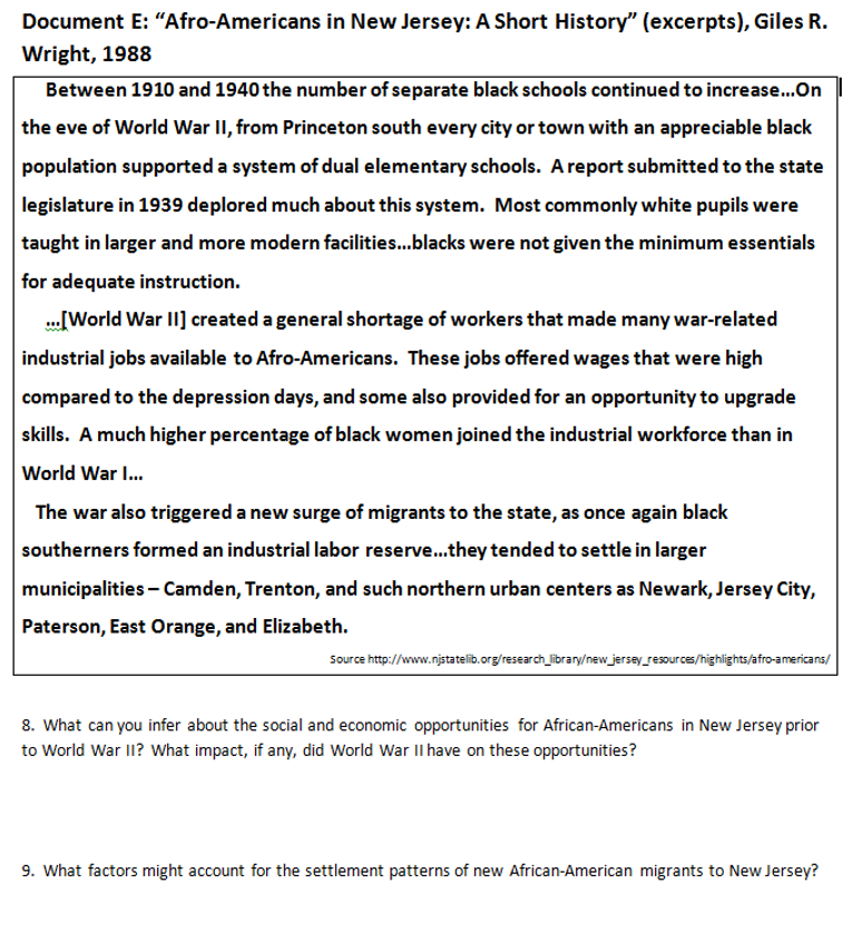 afro americans in nj