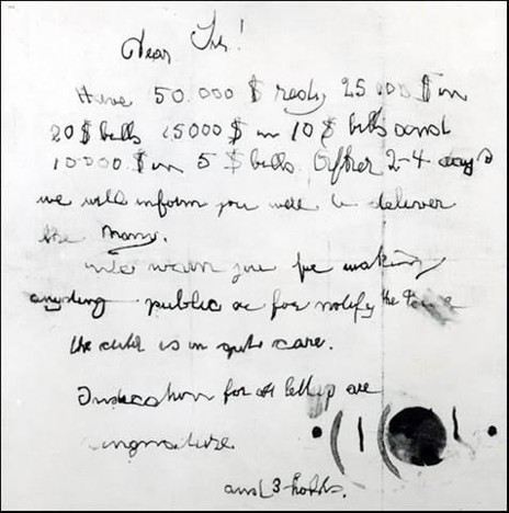 ransome note